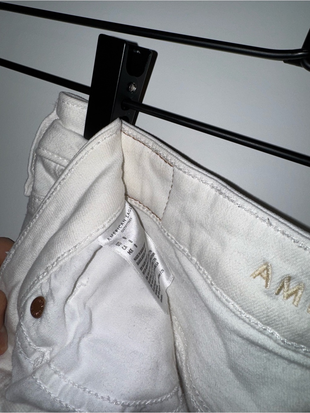 Distress High Rise Shorts - Picture 6 of 8